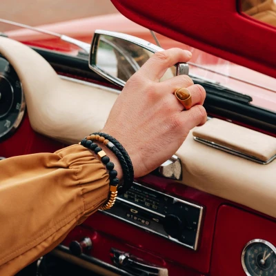 Afbeelding van iXXXi Men Cadillac Goud Mat Heren Ring (sieraad) 21mm