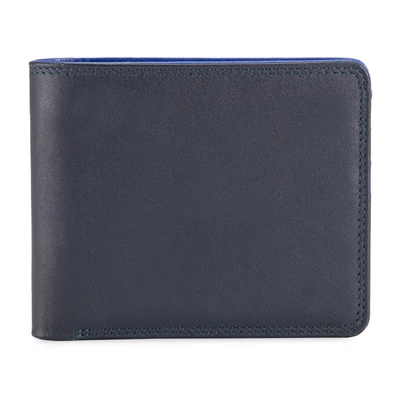 Afbeelding van Mywalit RFID Billfold Wallet with Coin Pocket Nappa Midnight