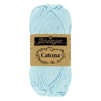 Afbeelding van Scheepjes Catona 173 Blauwbel Garen 10x10g
