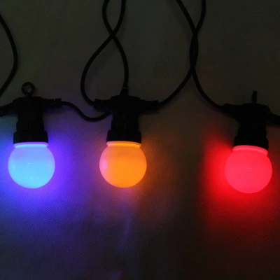 Afbeelding van Globo LED lichtketting Nirvana, 20 lampjes, kleurrijk, IP44