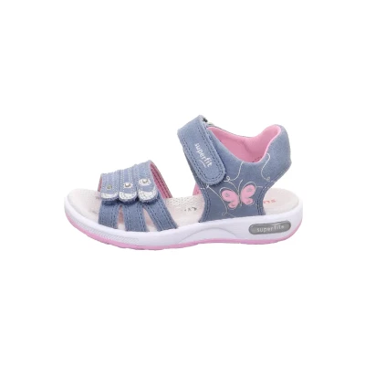 Afbeelding van Superfit Emily WMS Weite M4 Outdoorsandalen voor kinderen, Maat: 29, Blau Leer
