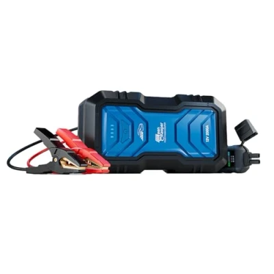 Afbeelding van Draagbare Starthulp 2000A Auto Accu Jumper 12V voor 7.0L Benzine &amp; 6.5L Diesel Jump Start Pack Meerdere Noodkits met LED Veiligheidsbescherming DC 12V/6A Uitgang