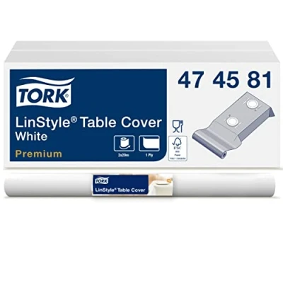 Afbeelding van Tork LinStyle Tafelrol 120cm x 50m 2x1 Wit 474581