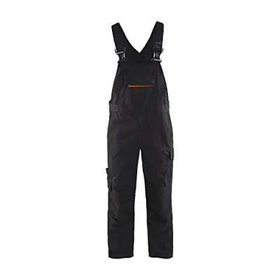 Afbeelding van Blaklader Bretelbroek met stretch 2695 1330 Zwart/Rood C50