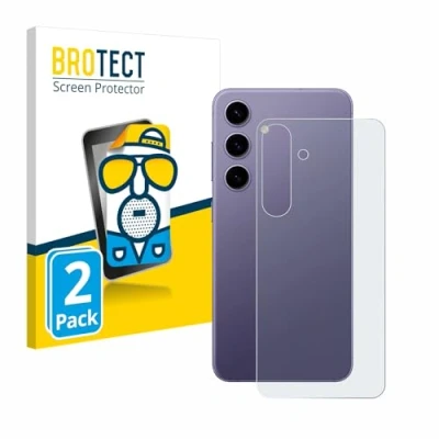 Afbeelding van BROTECT Screenprotector voor Samsung Galaxy S24 (Achterkant) Folie Beschermfolie matte (2 Stuks)