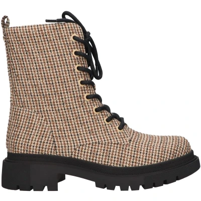 Afbeelding van La Strada Veterboot beige dames maat 42