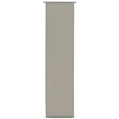 Afbeelding van Gardinia 32491 Paneelgordijn Basic (1 stuk), transparant, wasbaar, antraciet, 60 x 245 cm (BxH)