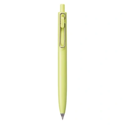 Afbeelding van Uni One F Gel Pen 0,38 mm Black Ink (Faded Yellow)
