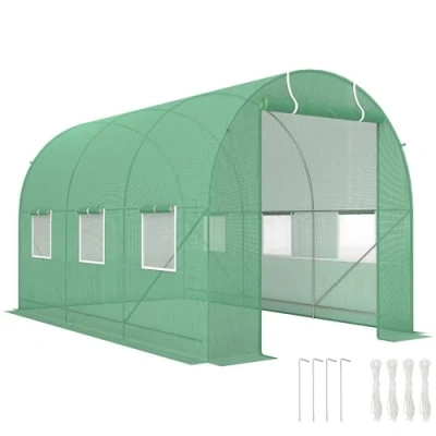 Afbeelding van TUNNELKAS 350x200x200 Gegalvaniseerde buizen, kweekkas, hobbykas, serre