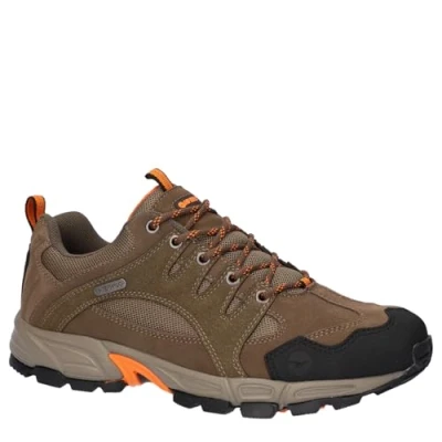 Afbeelding van HI TEC Auckland LITE Sneakers laag, Heren, Maat: 44, Braun/orange Leer
