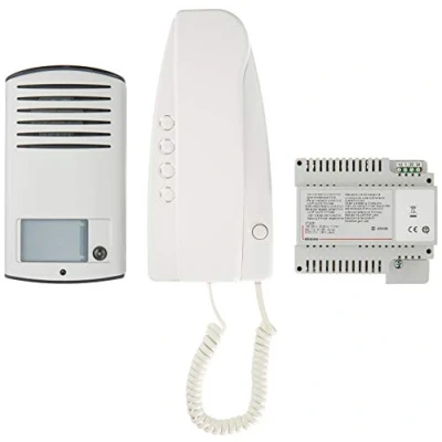 Afbeelding van Legrand audiokit analoog 1drukknop linea buitenpost alu met sprint binnenpost bt363211