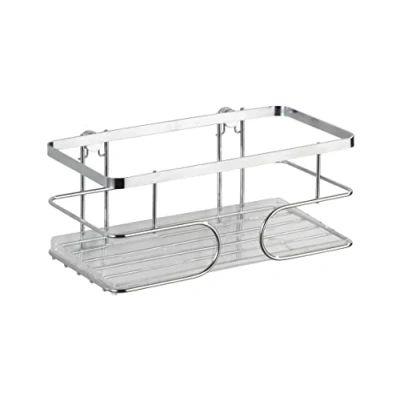 Afbeelding van Wenko Douche En Badrekje Classic 24 X 13,5 Cm Rvs Zilver