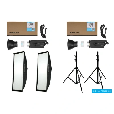 Afbeelding van Nanlite FS 300B Bi Colour LED Dual Kit