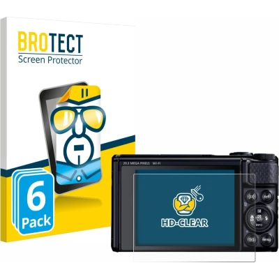 Afbeelding van BROTECT Screenprotector voor Canon PowerShot SX740 HS Lite Folie Beschermfolie transparant (6 Stuks)