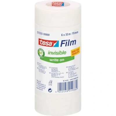 Afbeelding van Tesafilm 6x INVISIBLE TAPE 33M x 19MM