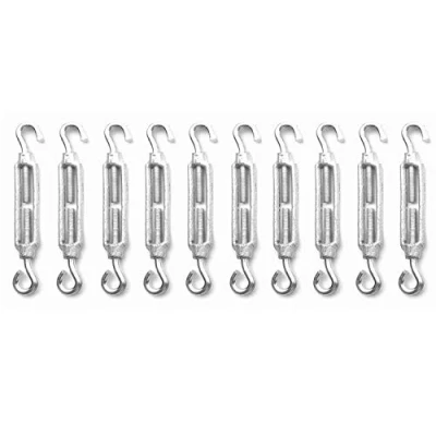 Afbeelding van Veda® Spanschroef met M5 spanningshaken, robuust, verzinkt, 10 stuks