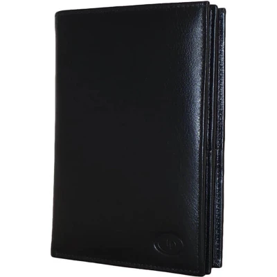 Afbeelding van Leather Design Portefeuille Zwart