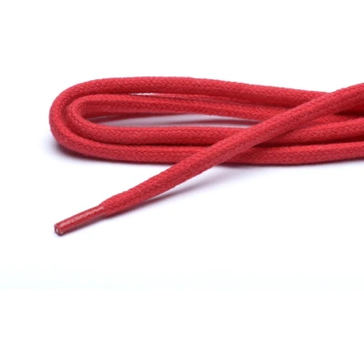 Afbeelding van Cordial Schoenveters rood dik rond veterlengte 120 cm 6 8 gaatjes