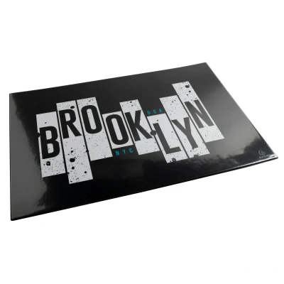 Afbeelding van Exacompta Ref. 29793E 1 Gevoerde harde kartonnen bureauonderlegger PVC voor en achterkant dagelijks gebruik afmetingen 37,5 x 57,5 cm Brooklyn visual plat geleverd