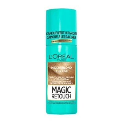 Afbeelding van 6x L&#039;Oréal Magic Retouch Uitgroeispray Middenblond 75 ml