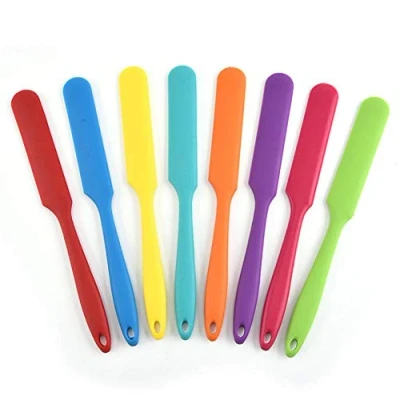 Afbeelding van DUORUI 2 stks Siliconen Spatel Mini Boter Schraper Voor Koken Bakken Non Stick Keukengerei Hittebestendig Veelkleurig, Klein