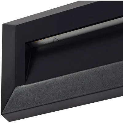 Afbeelding van Lindby LED buitenwandlamp Peker, zwart, set van 2, PC