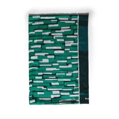 Afbeelding van Cecil ronde print sjaal malachite green