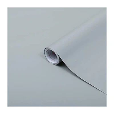 Afbeelding van d c fix Zelfklevende Decoratiefolie Mat grijs 200x67,5 cm