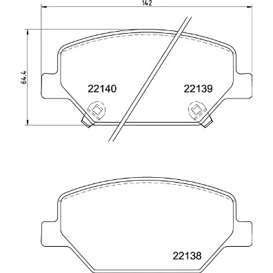 Afbeelding van Brembo Remblokset P 07 007