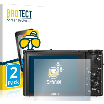 Afbeelding van BROTECT Screenprotector voor Sony Cyber Shot DSC RX100 VI Folie Beschermfolie matte (2 Stuks)