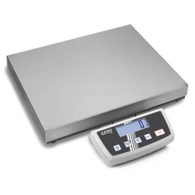 Afbeelding van Kern DE 60K1DL Pakketweegschaal Weegbereik (max.) 60 kg Resolutie 1 g, 2 g werkt op het lichtnet, een accu, batterijen Zilver