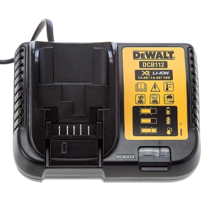 Afbeelding van Dewalt DCB112 Acculader 10,8/14,4 &amp; 18Volt