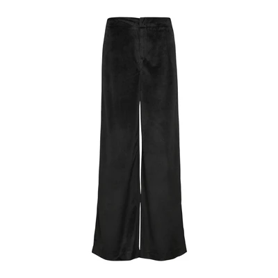 Afbeelding van s.Oliver WIDE AUS MIT Elastischem BUND Broek, Dames, Maat: 32, Schwarz