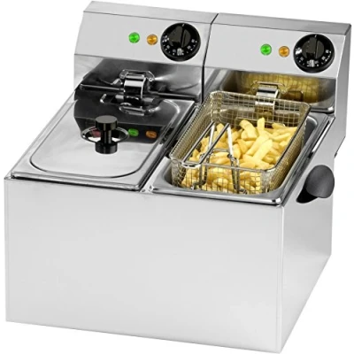 Afbeelding van Friteuse Profri 4+4 Liter
