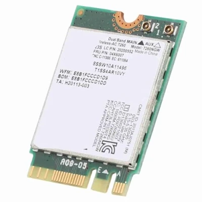 Afbeelding van Dual Frequency draadloze netwerkkaart, geschikt voor Lenovo/voor ThinkPad speciaal Intel 7260 AC de hoogste frequentie is 867 Mbps