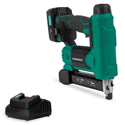 Afbeelding van VONROC accu tacker VPower 20V Incl. 1000 nieten &amp; spijkers 4.0Ah en snellader