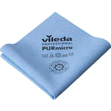 Afbeelding van Vileda microvezeldoek Purmicro Active, pak van 5 stuks, blauw