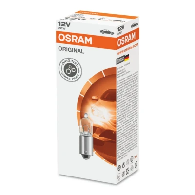 Afbeelding van Osram Gloeilamp 12V 20W BA9s Original Line 10 Stuks