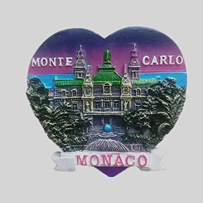 Afbeelding van 3D Monaco koelkast magneet, Huis &amp; keuken decoratie magnetische sticker magneet toeristische souvenir geschenk