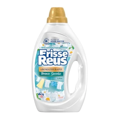 Afbeelding van 2+2 gratis: Witte Reus Wasmiddel Frisse Gel Lotus 19 Wasbeurten 855 ml