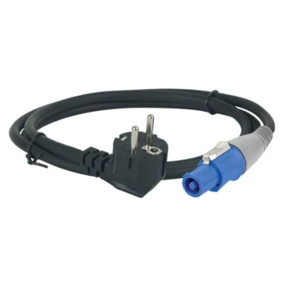 Afbeelding van Showtec VoedingsKabel Pro Powercon connector naar Schuko 10 m, 3x 1,5 mm2