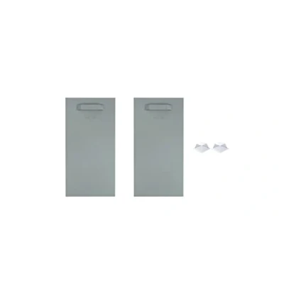 Afbeelding van Zelfklevende bevestigingsset Fotohouder Spiegelhouder Dibond Hanger Plakplaten (2x Houder Siliconen Buffer 200x100mm)