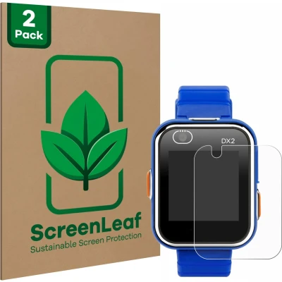 Afbeelding van ScreenLeaf Screenprotector voor Vtech Kidizoom Smart Watch DX2 Duurzame schermbescherming Folie Beschermfolie transparant (2 Stuks)