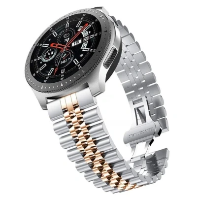 Afbeelding van Garmin Vivoactive 4 / 4L Stalen band Zilver rosé goud