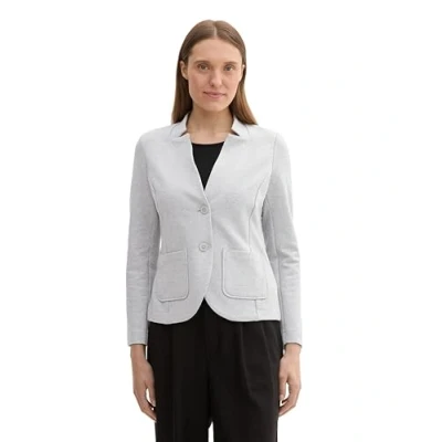 Afbeelding van TOM TAILOR Damesblazer, 33774 New Light Grey Melange, 3XL