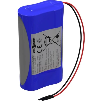 Afbeelding van Ansmann 1S2P Accupack Aantal cellen: 2 Batterijgrootte: 18650 Kabel Li ion 3.6 V 7000 mAh