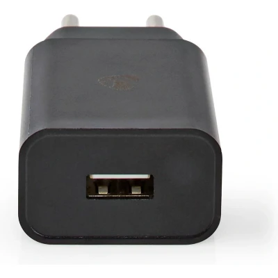 Afbeelding van USB A oplader Nedis 1 poort (USB A, 12W, Zwart)