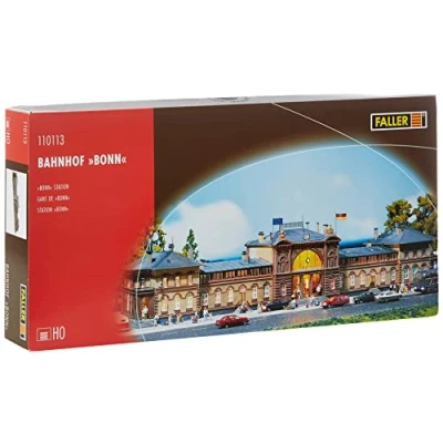 Afbeelding van FALLER station Bonn modelbouwset met 627 onderdelen 700 x 160 130 mm I modelspoorbaan accessoires H0 gebouw