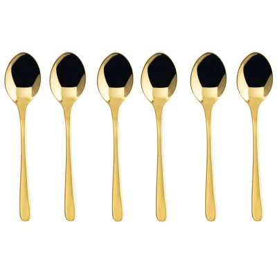 Afbeelding van Sambonet Koffielepels Taste Goud 6 Delig