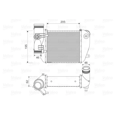 Afbeelding van Valeo Interkoeler 818653